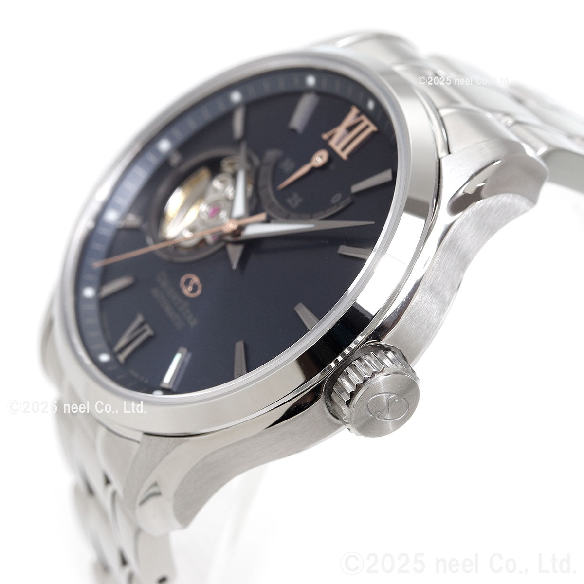 オリエントスター ORIENT STAR コンテンポラリー セミスケルトン MovingBlue 国内250本限定 腕時計 自動巻 機械式 日本製 RK-AT0021L 雪明かり【2025 新作】