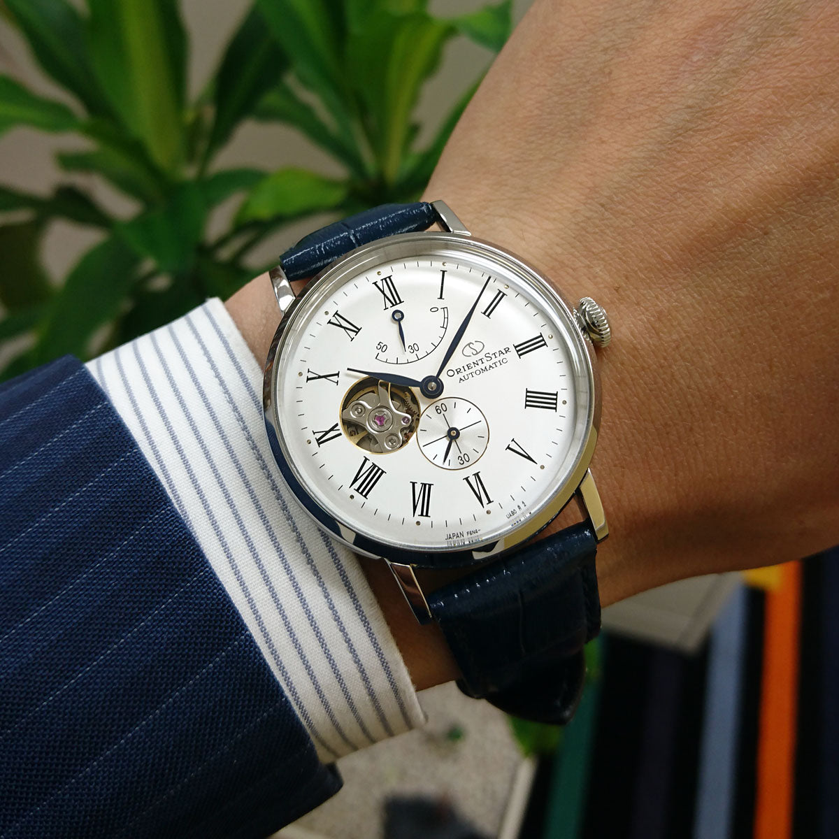 オリエントスター ORIENT STAR 腕時計 メンズ 自動巻き 機械式 クラシック CLASSIC クラシックセミスケルトン RK-AV0003S