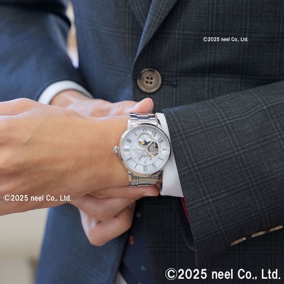 オリエントスター ORIENT STAR M45 F7 メカニカルムーンフェイズ 国内270本限定 腕時計 メンズ 自動巻 機械式 日本製 RK-BT0003L【2025 新作】