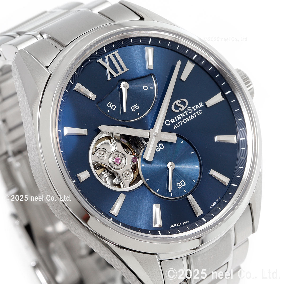 オリエントスター ORIENT STAR M34 F7 セミスケルトン 腕時計 メンズ 自動巻 機械式 日本製 RK-BY0010L【2025 新作】