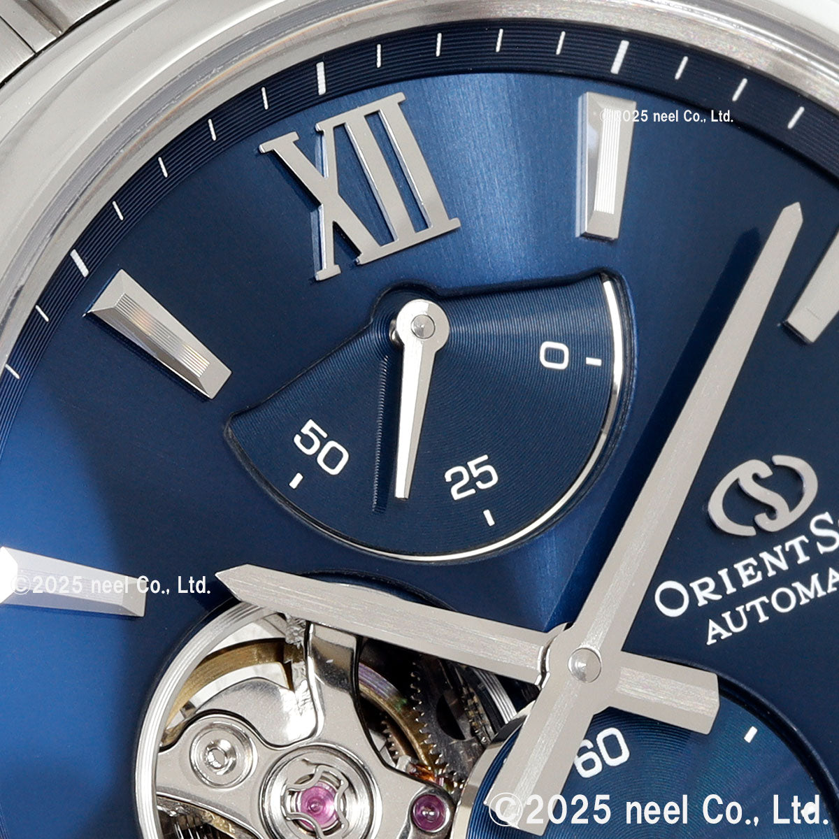 オリエントスター ORIENT STAR M34 F7 セミスケルトン 腕時計 メンズ 自動巻 機械式 日本製 RK-BY0010L【2025 新作】