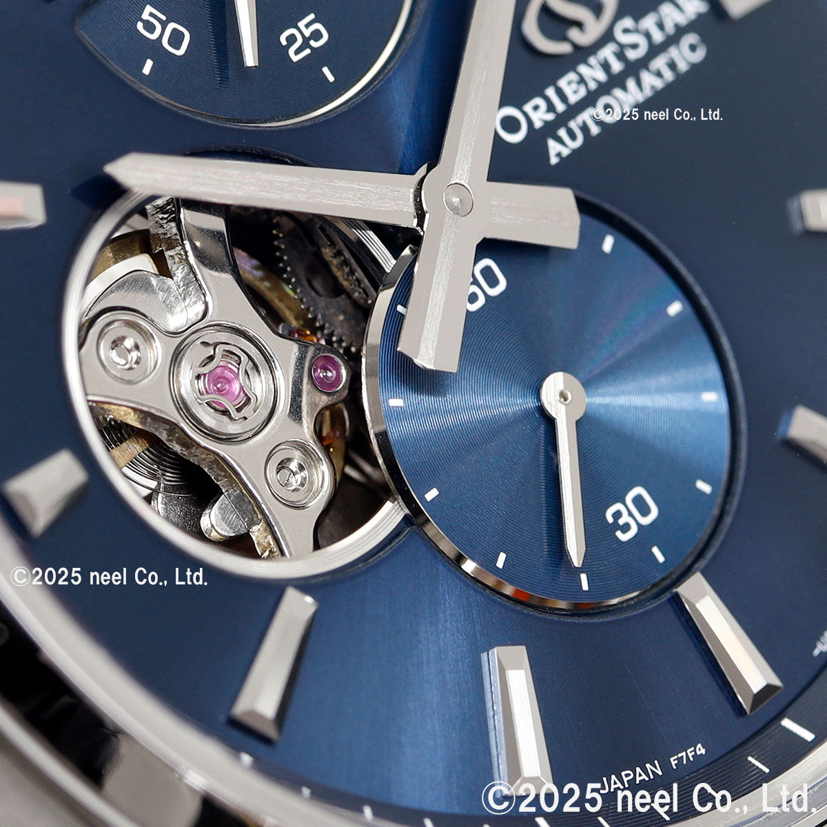 オリエントスター ORIENT STAR M34 F7 セミスケルトン 腕時計 メンズ 自動巻 機械式 日本製 RK-BY0010L【2025 新作】