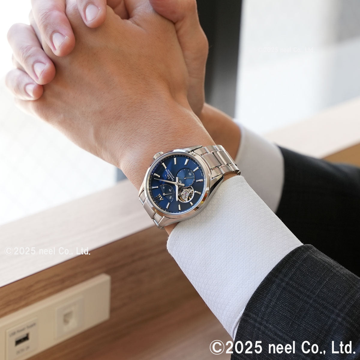 オリエントスター ORIENT STAR M34 F7 セミスケルトン 腕時計 メンズ 自動巻 機械式 日本製 RK-BY0010L【2025 新作】