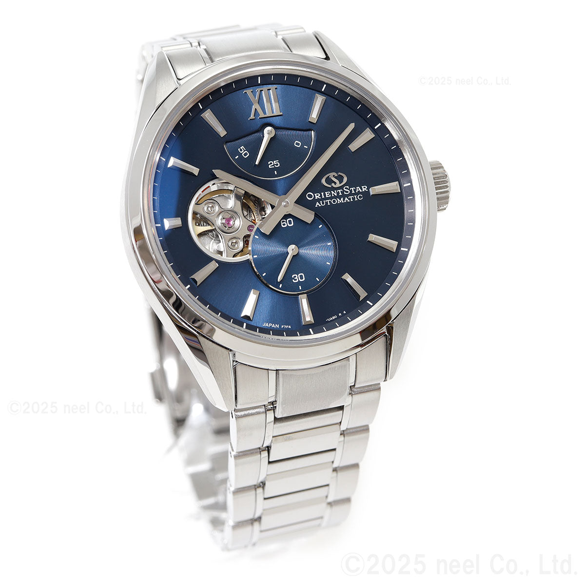 オリエントスター ORIENT STAR M34 F7 セミスケルトン 腕時計 メンズ 自動巻 機械式 日本製 RK-BY0010L【2025 新作】