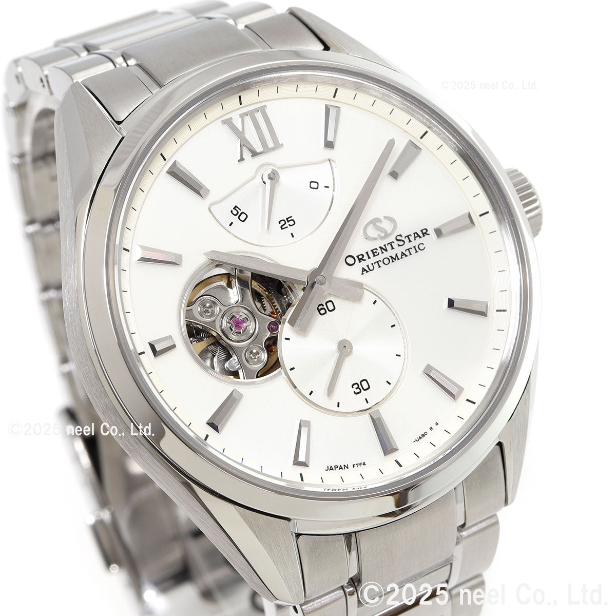 オリエントスター ORIENT STAR M34 F7 セミスケルトン 腕時計 メンズ 自動巻 機械式 日本製 RK-BY0011S【2025 新作】