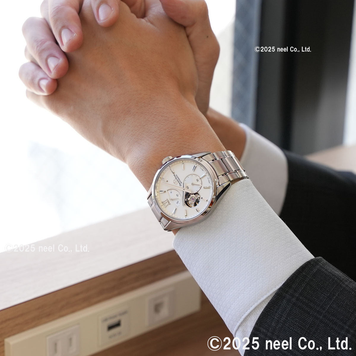 オリエントスター ORIENT STAR M34 F7 セミスケルトン 腕時計 メンズ 自動巻 機械式 日本製 RK-BY0011S【2025 新作】