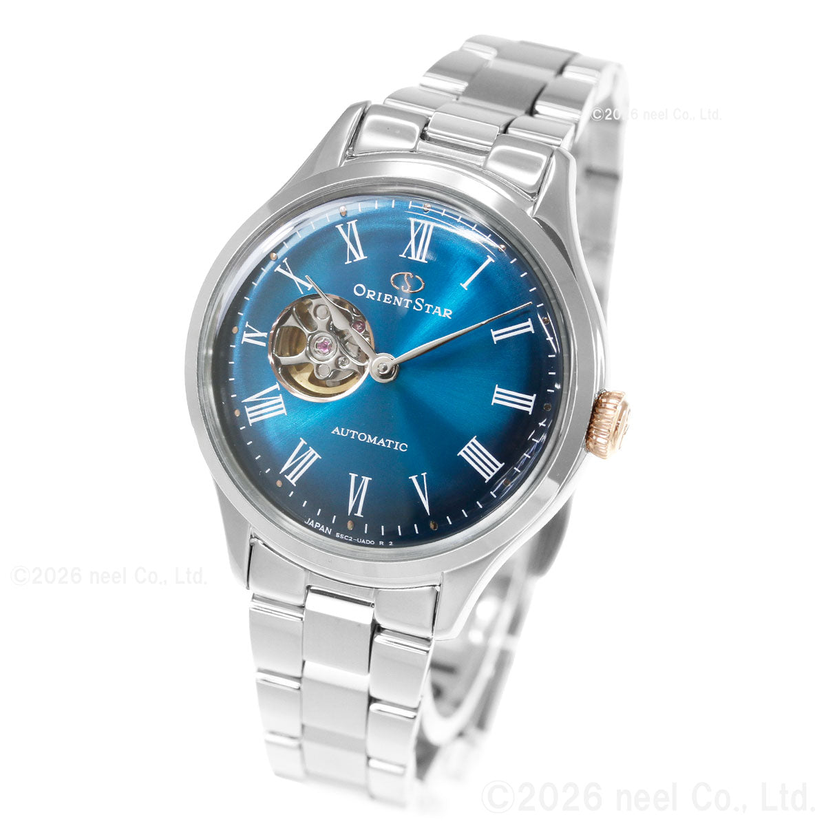 オリエントスター ORIENT STAR クラシック セミスケルトン 75周年記念 国内375本限定 腕時計 レディース 自動巻き 日本製 RK-ND0024E 極光 オーロラ【2026 新作】