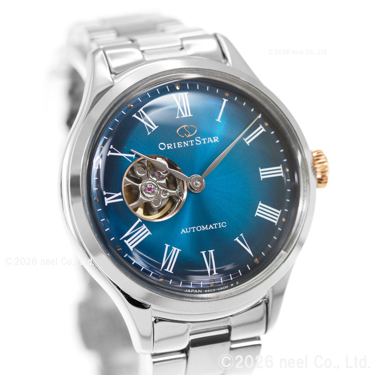 オリエントスター ORIENT STAR クラシック セミスケルトン 75周年記念 国内375本限定 腕時計 レディース 自動巻き 日本製 RK-ND0024E 極光 オーロラ【2026 新作】