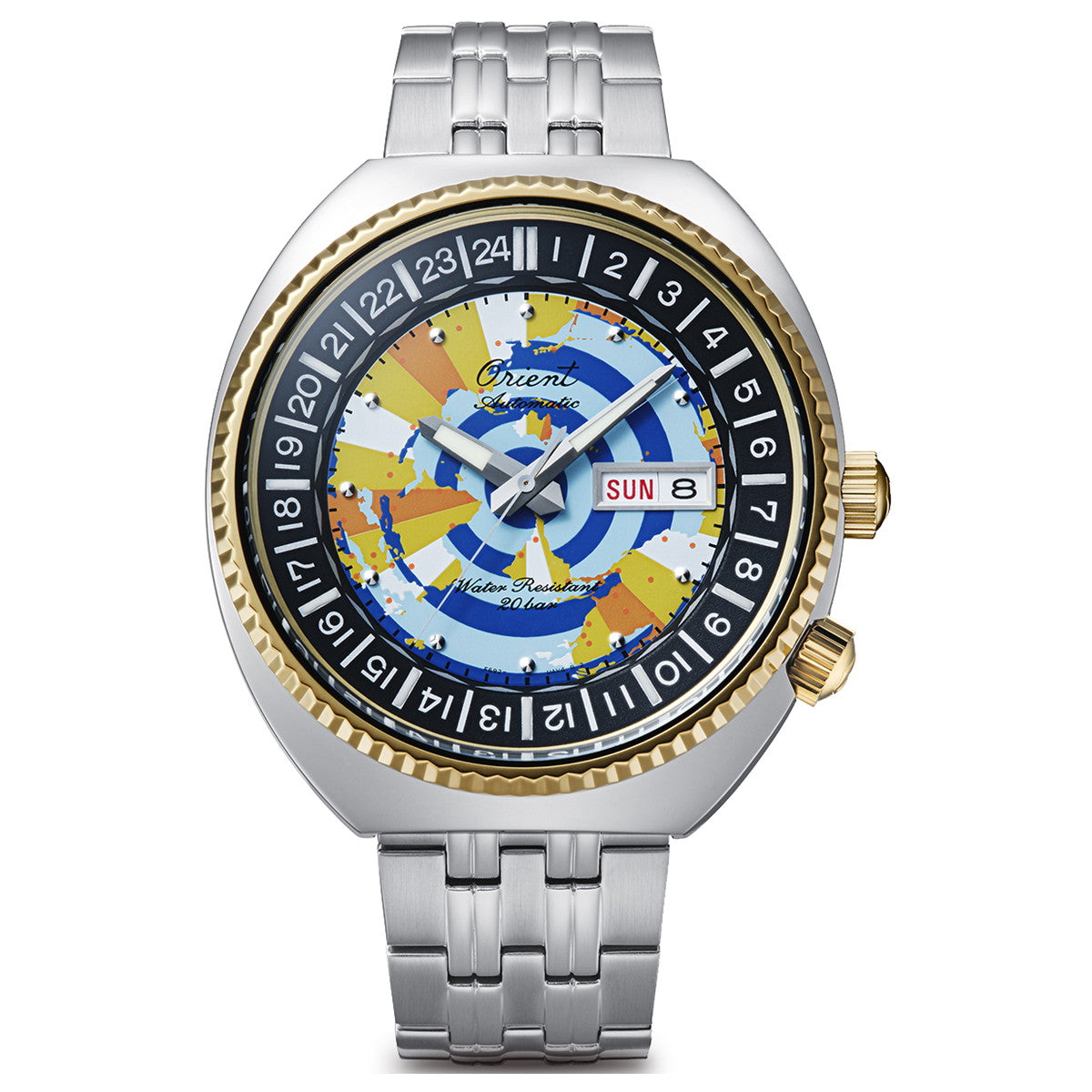 オリエント ORIENT リバイバル 国内500本限定 腕時計 メンズ 自動巻 機械式 RN-AA0E08Y ワールドマップ World Map【2025 新作】
