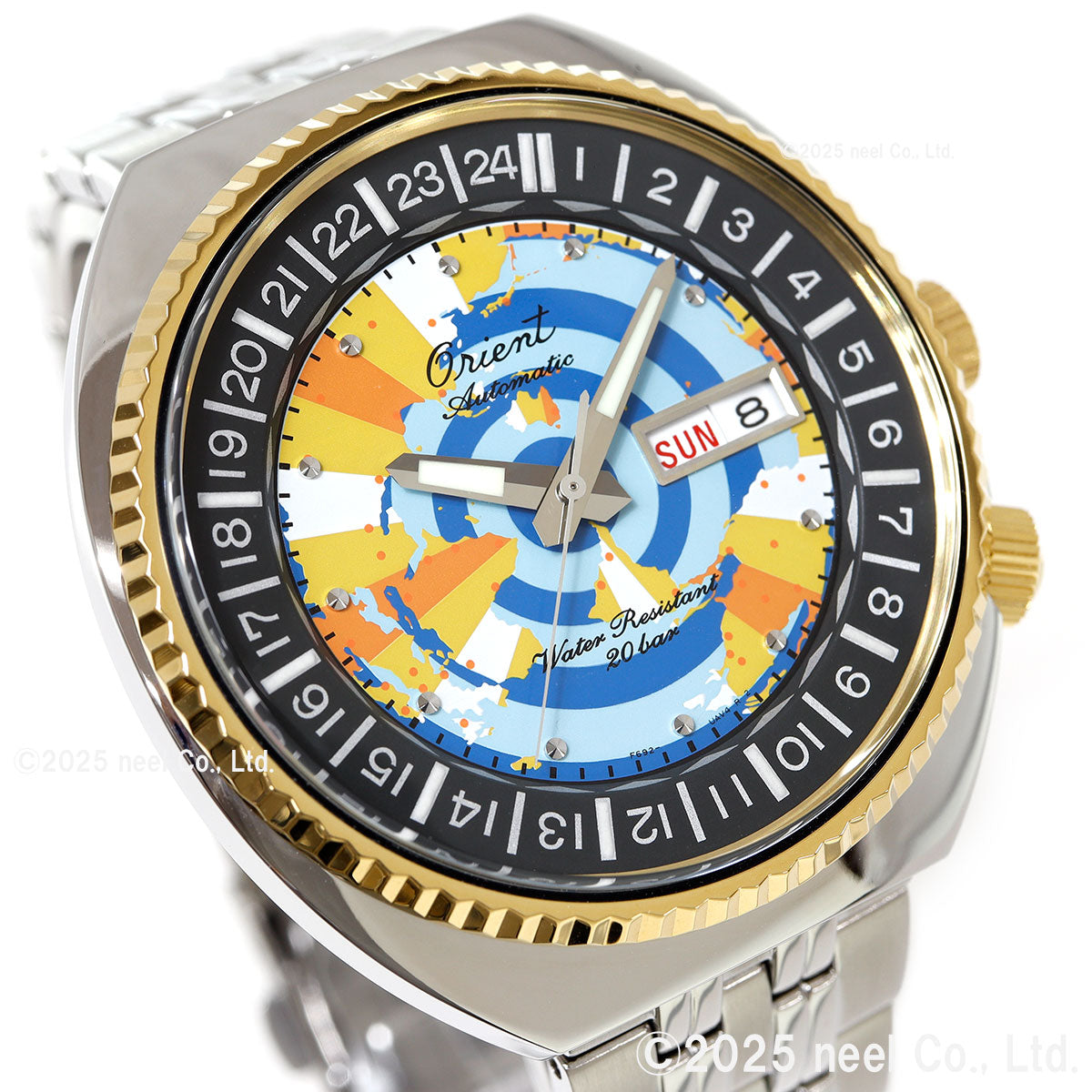 オリエント ORIENT リバイバル 国内500本限定 腕時計 メンズ 自動巻 機械式 RN-AA0E08Y ワールドマップ World Map【2025 新作】