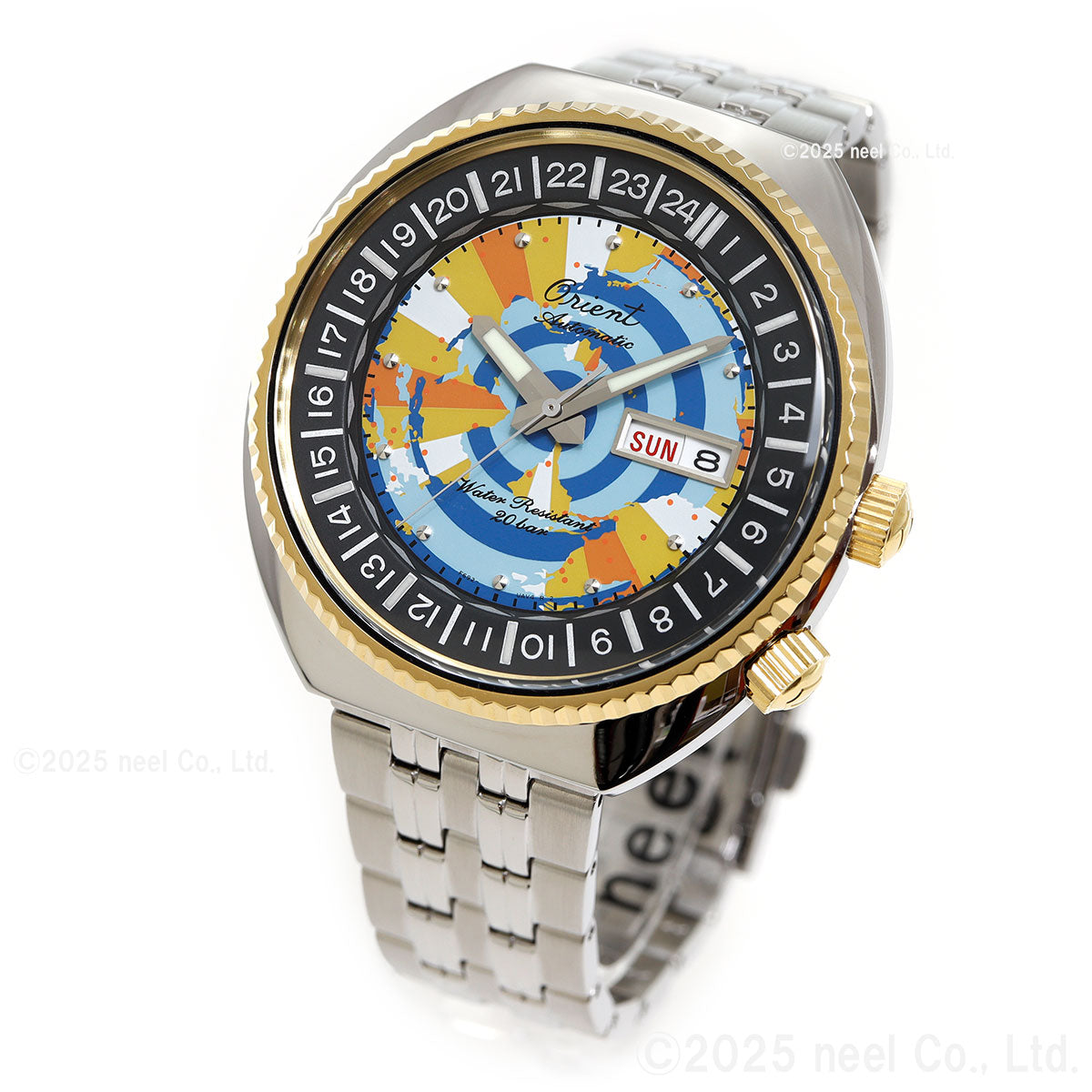 オリエント ORIENT リバイバル 国内500本限定 腕時計 メンズ 自動巻 機械式 RN-AA0E08Y ワールドマップ World Map【2025 新作】