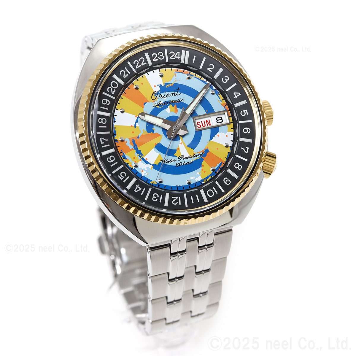 オリエント ORIENT リバイバル 国内500本限定 腕時計 メンズ 自動巻 機械式 RN-AA0E08Y ワールドマップ World Map【2025 新作】