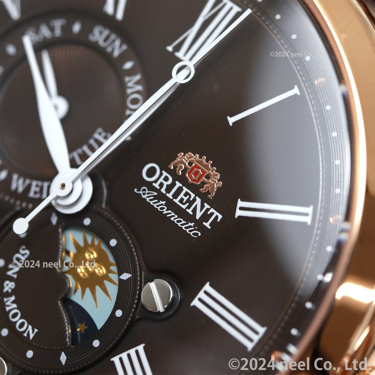オリエント ORIENT クラシック CLASSIC 腕時計 メンズ 自動巻き オートマチック メカニカル サン＆ムーン RN-AK0002Y