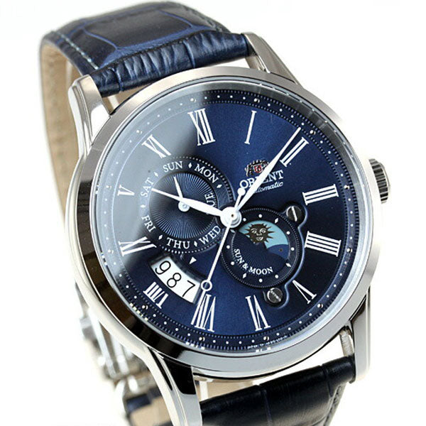 オリエント ORIENT クラシック CLASSIC 腕時計 メンズ 自動巻き オートマチック メカニカル サン＆ムーン RN-AK0004L