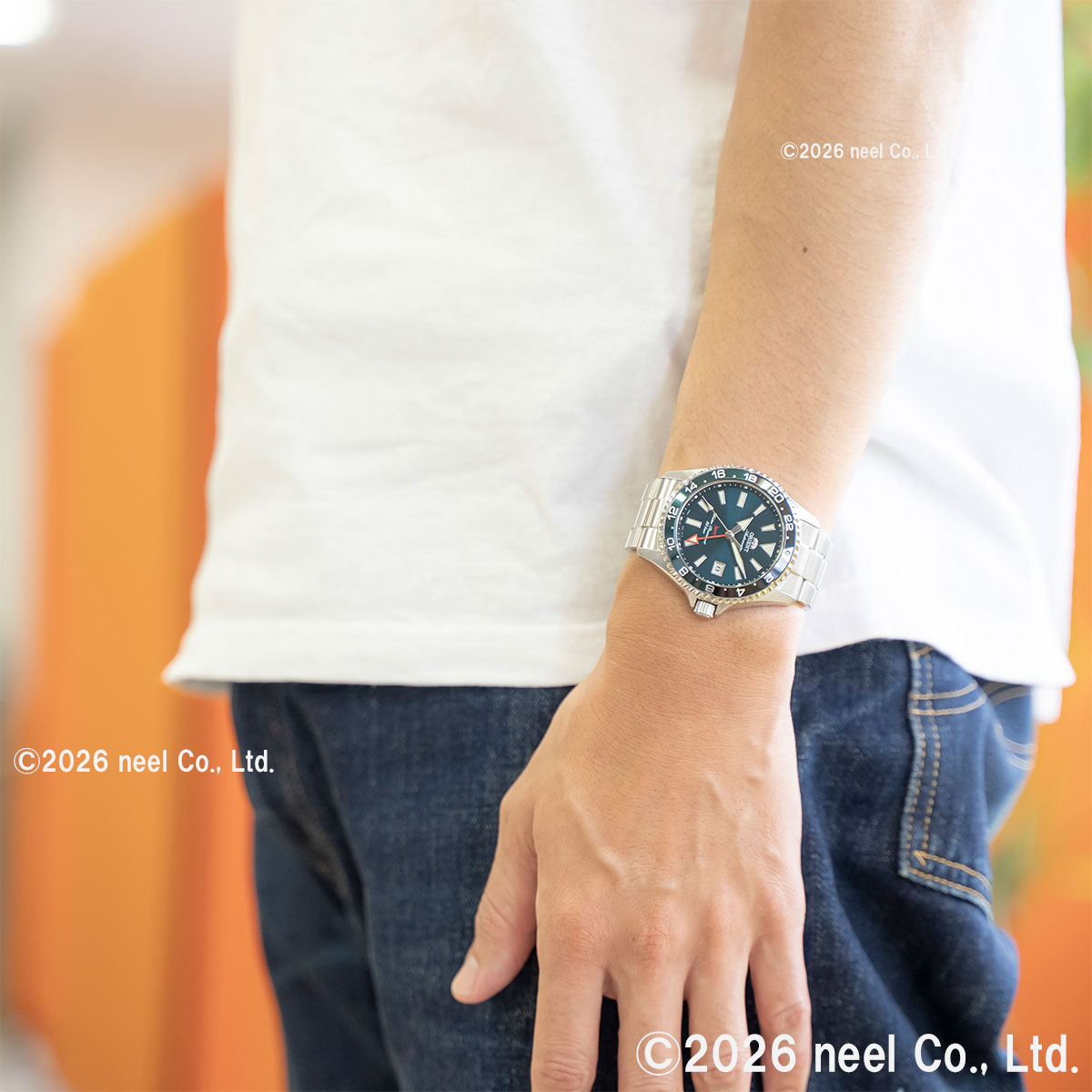 オリエント ORIENT スポーツ Sports 自動巻 機械式 腕時計 メンズ RN-BC0002E オリエント マコ Orient Mako GMT【2026 新作】