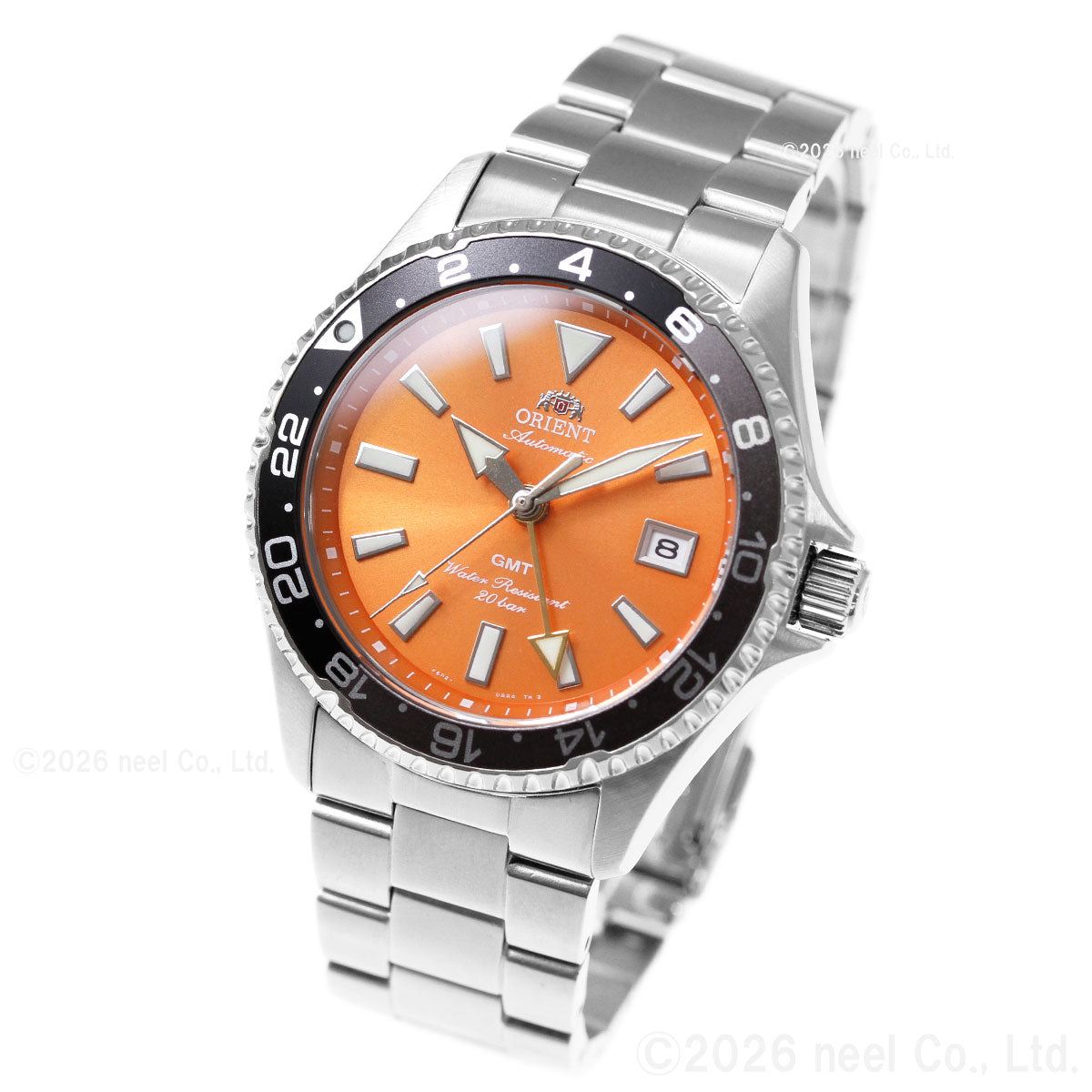 オリエント ORIENT スポーツ Sports 自動巻 機械式 腕時計 メンズ RN-BC0004Y オリエント マコ Orient Mako GMT【2026 新作】