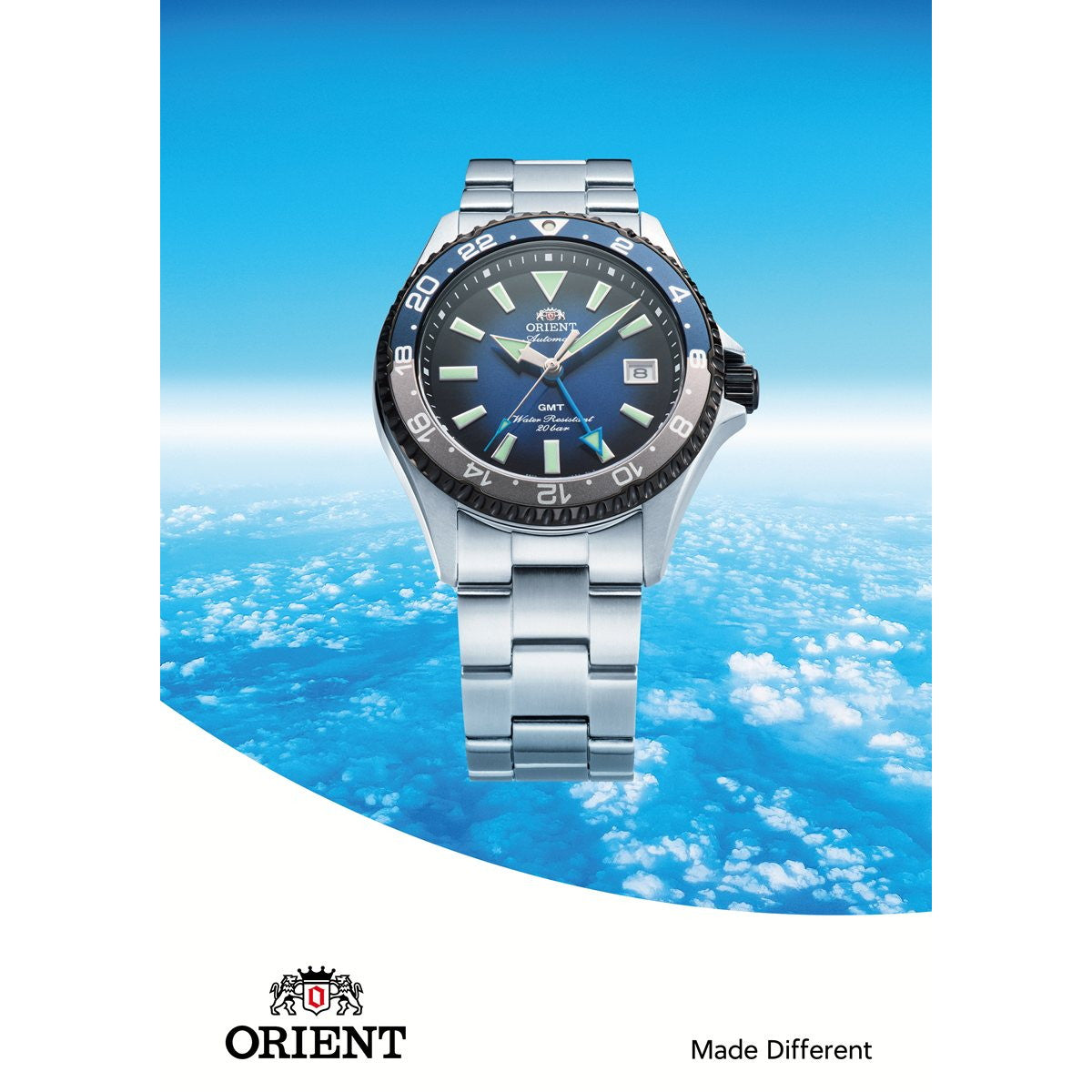 オリエント ORIENT スポーツ Sports 自動巻 機械式 国内400本限定 腕時計 メンズ RN-BC0005L オリエント マコ Orient Mako GMT【2026 新作】