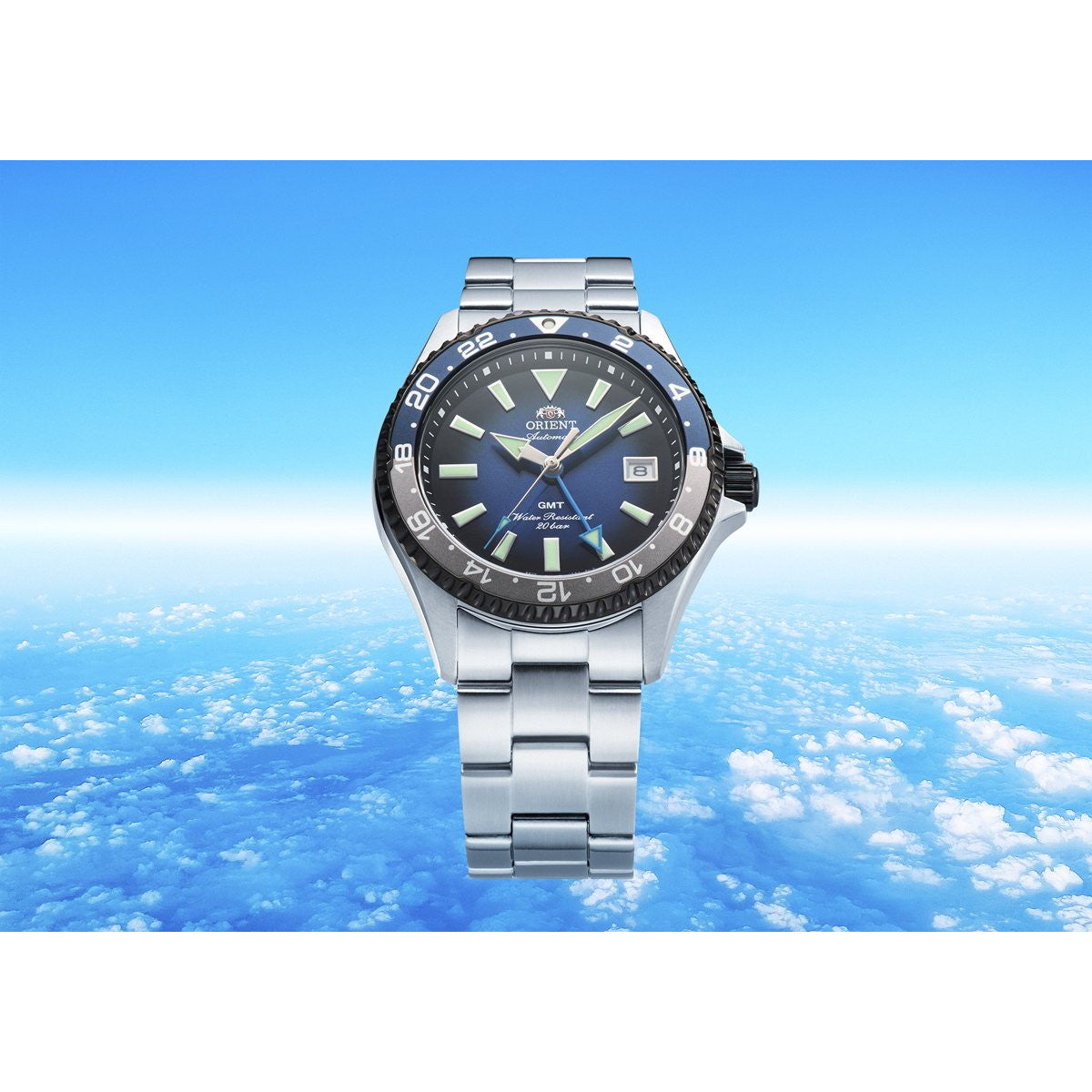 オリエント ORIENT スポーツ Sports 自動巻 機械式 国内400本限定 腕時計 メンズ RN-BC0005L オリエント マコ Orient Mako GMT【2026 新作】