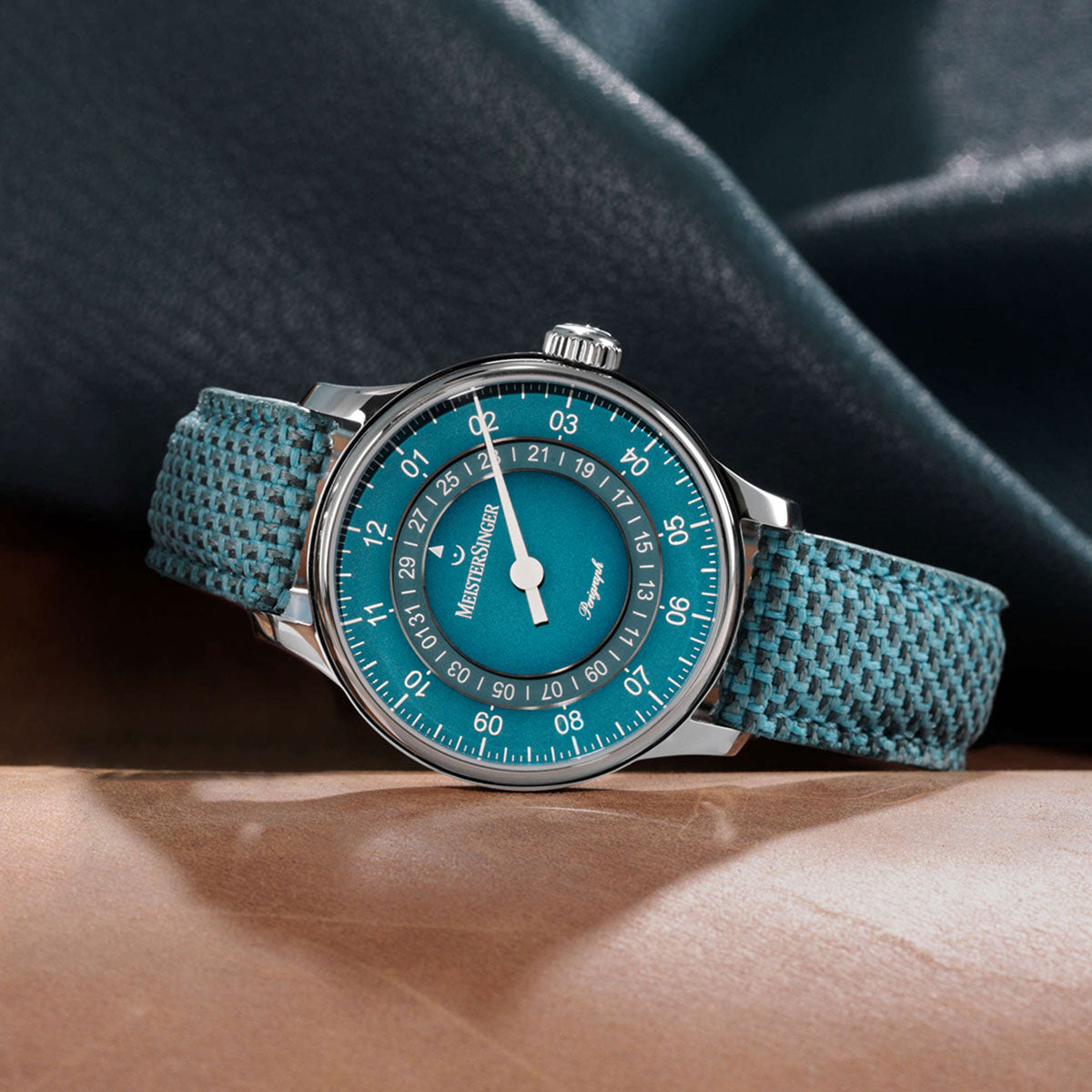 マイスタージンガー MeisterSinger ペリグラフ ターコイズブルー Perigraph Turquoise Blue 自動巻き 腕時計 メンズ レディース 限定モデル S-BM1128【2026 新作】【60回分割手数料無料！】