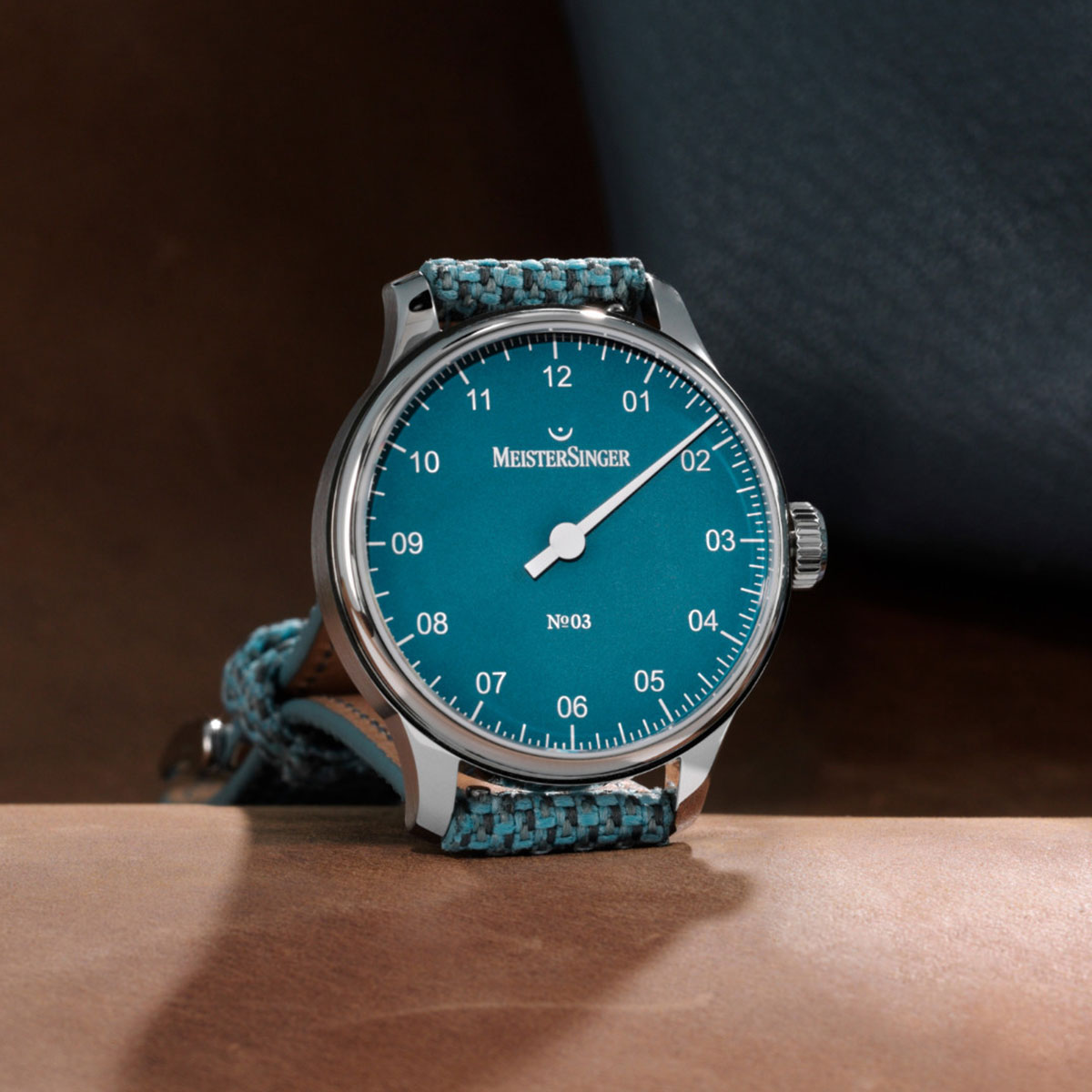 マイスタージンガー MeisterSinger ナンバースリー ターコイズブルー No.03 Sunburst Blue 自動巻き 腕時計 メンズ レディース 限定モデル S-BM9928【2026 新作】【60回分割手数料無料！】