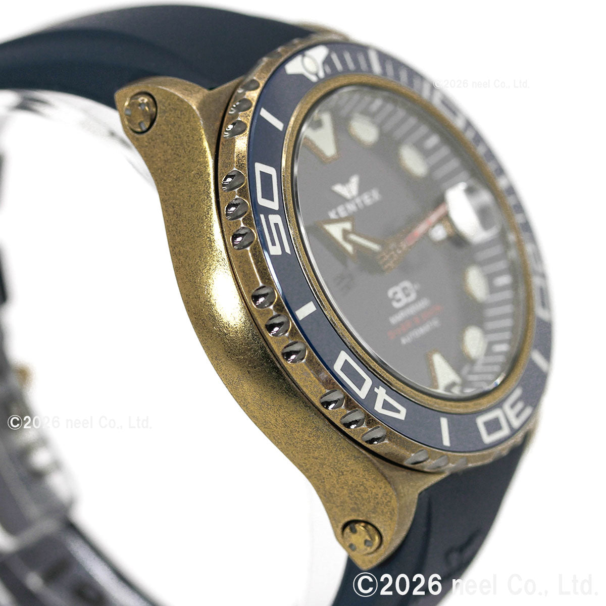 ケンテックス KENTEX Marineman Sea-Angler マリンマン シーアングラー ブロンズブルー 腕時計 メンズ ダイバーズウォッチ 日本製 S706X-03 300本限定【60回分割手数料無料！】