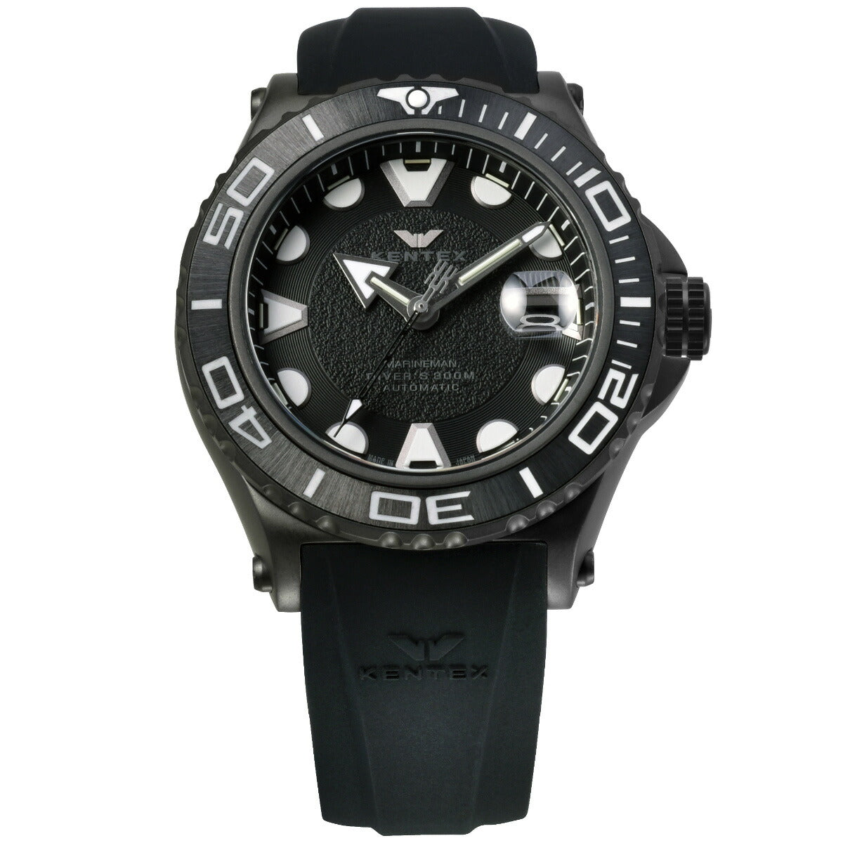 ケンテックス KENTEX Marineman Sea-Angler Matt Series マリンマン シーアングラー マットブラック 腕時計 メンズ ダイバーズウォッチ 日本製 S706X-06 188本限定【60回分割手数料無料！】