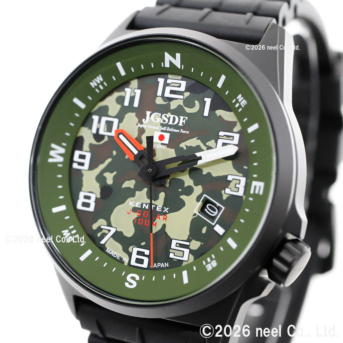 ケンテックス KENTEX 日本製 ソーラー 腕時計 メンズ JSDF コンバットソーラー 陸自迷彩モデル JGSDF Combat Solar 陸軍 S715M-16