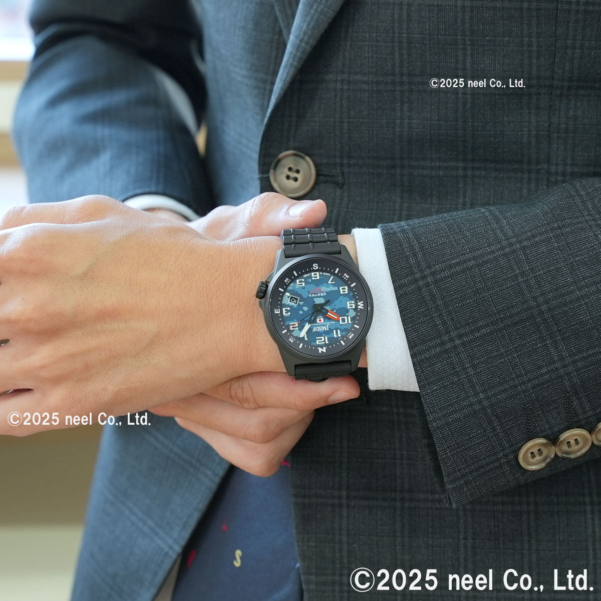 ケンテックス KENTEX 日本製 ソーラー 腕時計 メンズ JSDF コンバットソーラー 海自迷彩モデル JASDF Combat Solar 海軍 S715M-18【2024 新作】