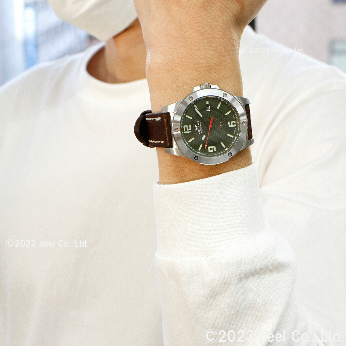 ケンテックス KENTEX 限定モデル 腕時計 時計 メンズ ランドマン アドベンチャー デイト 日本製 S763X-2