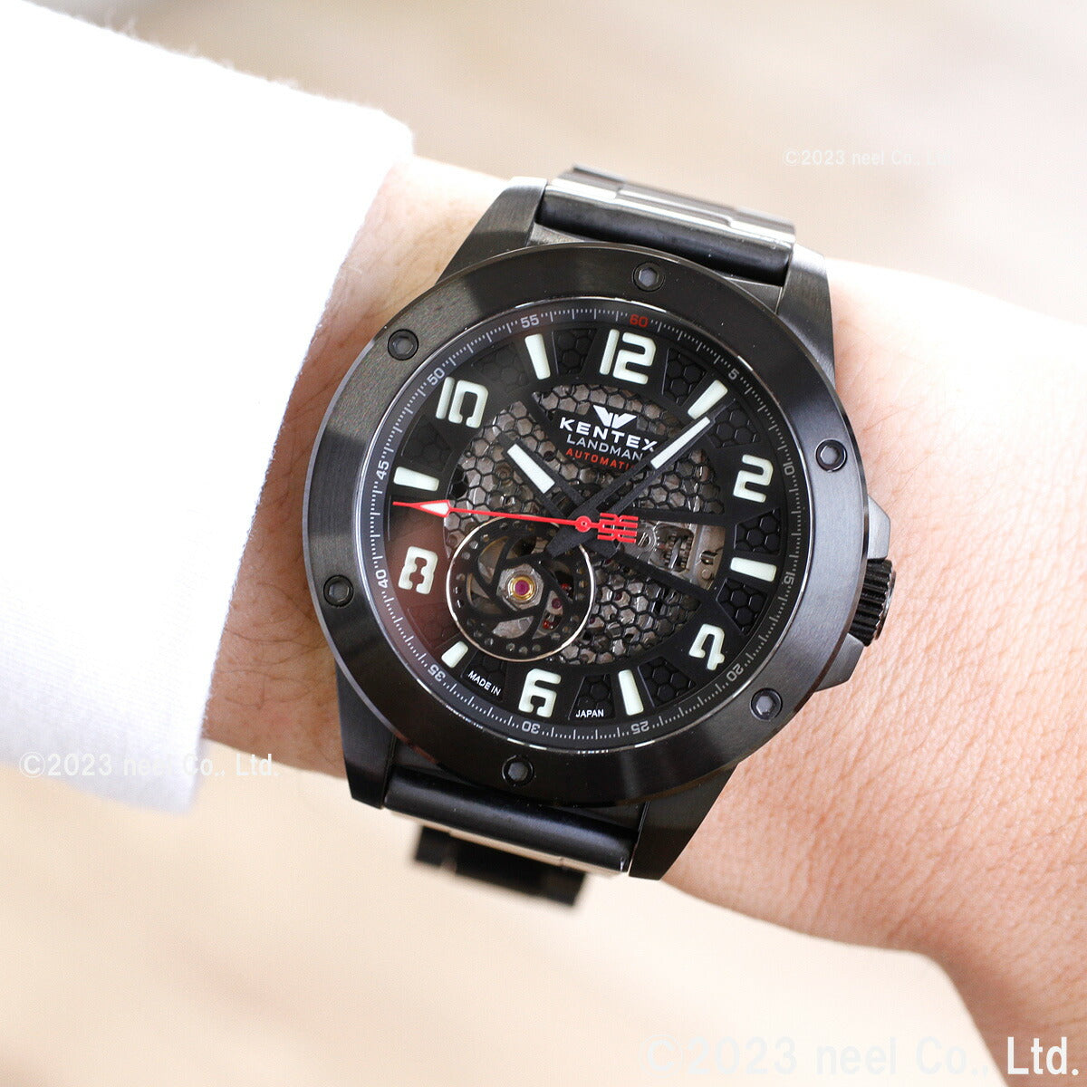 ケンテックス KENTEX 限定モデル 腕時計 時計 メンズ ランドマン アドベンチャー ハニカム 日本製 S763X-5