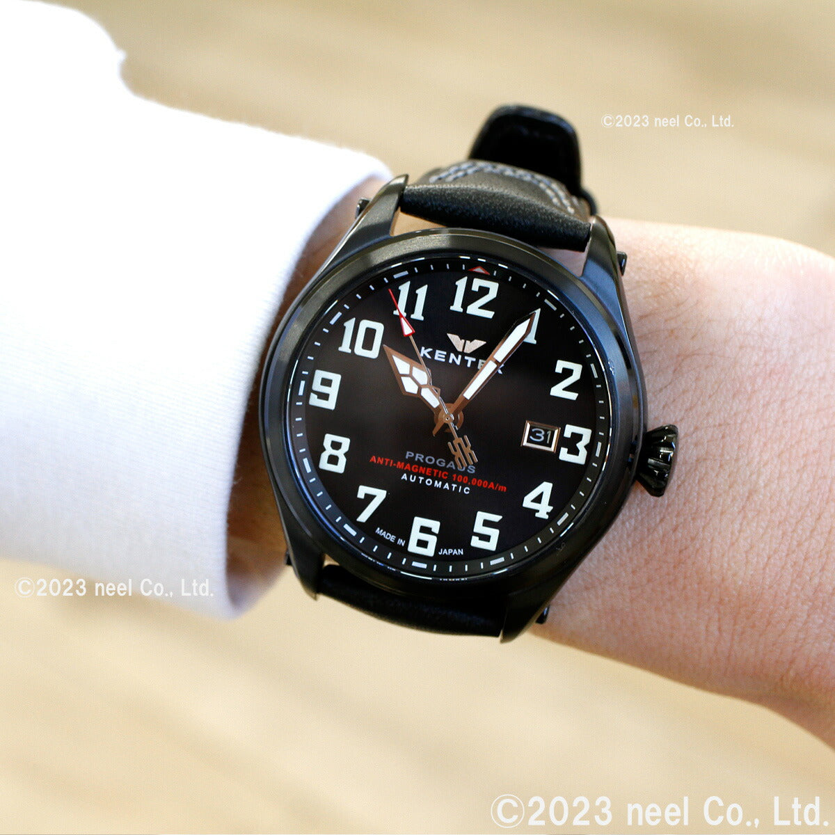 ケンテックス KENTEX 腕時計 時計 メンズ 耐磁時計 自動巻き プロガウス 日本製 S769X-3