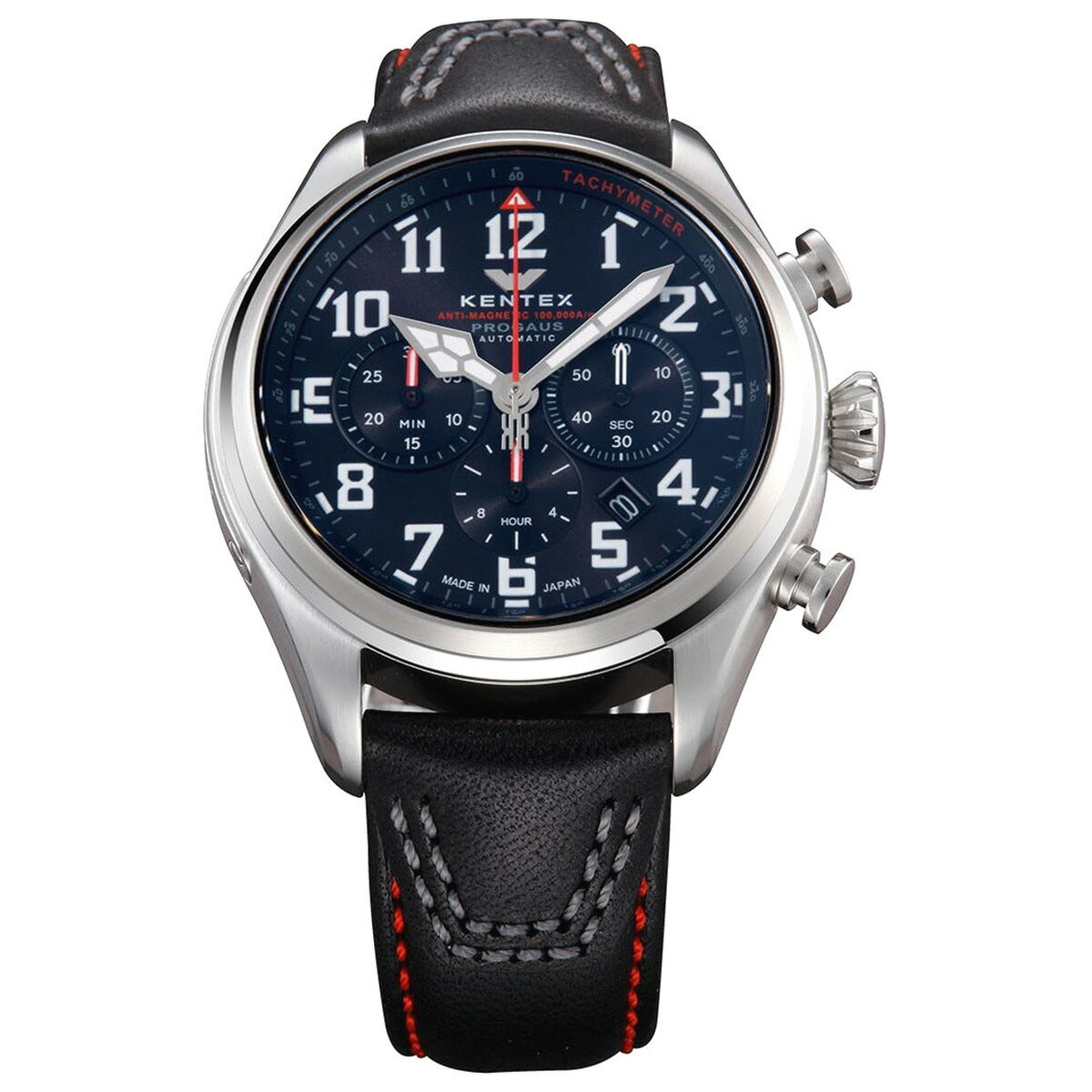 ケンテックス KENTEX 腕時計 時計 メンズ 耐磁時計 自動巻き クロノグラフ プロガウス 日本製 S769X-7