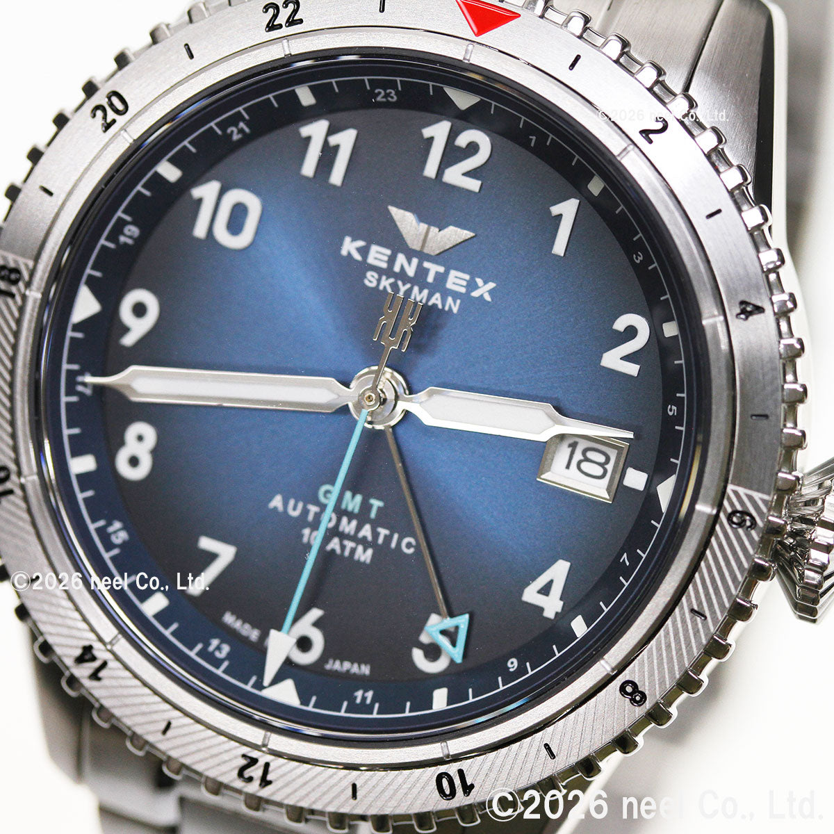 ケンテックス KENTEX 腕時計 メンズ スカイマン SKYMAN GMT S809M-01