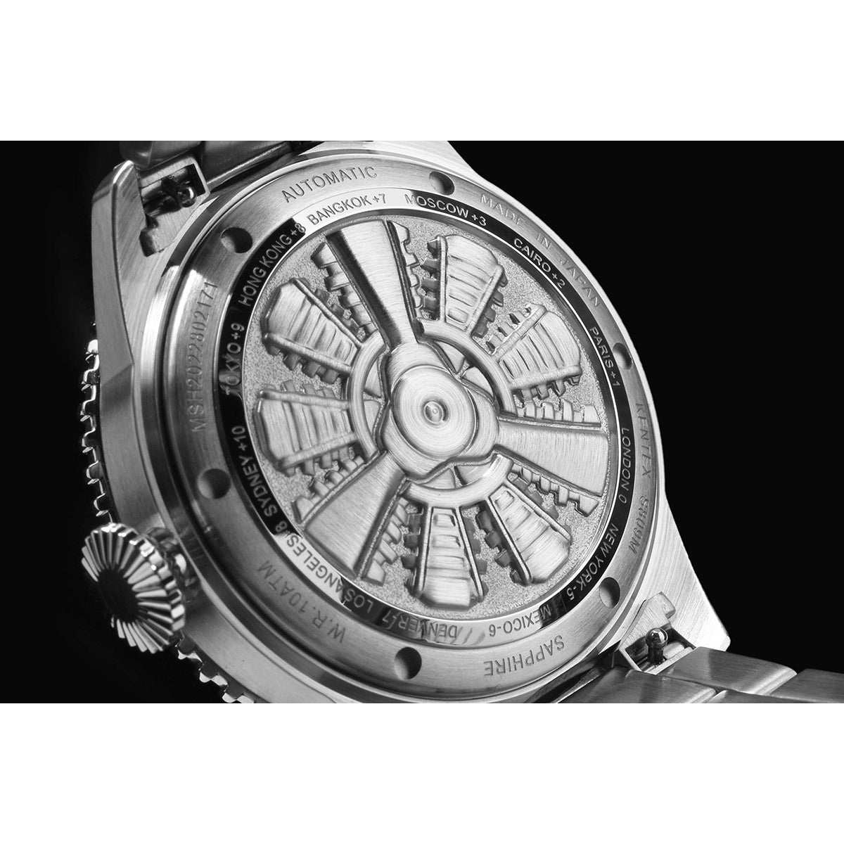 ケンテックス KENTEX 腕時計 メンズ スカイマン SKYMAN GMT S809M-01
