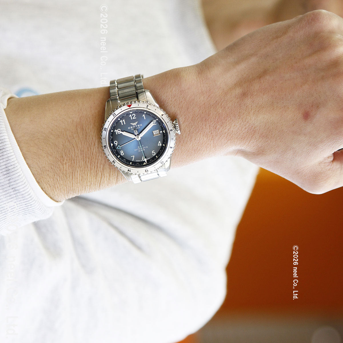 ケンテックス KENTEX 腕時計 メンズ スカイマン SKYMAN GMT S809M-01