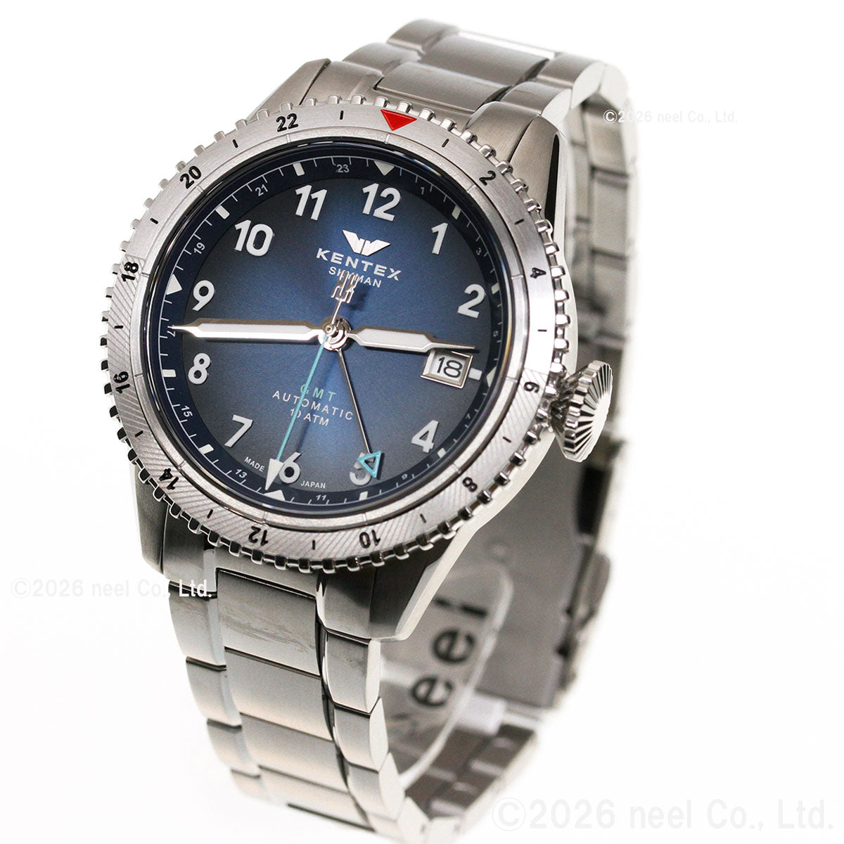 ケンテックス KENTEX 腕時計 メンズ スカイマン SKYMAN GMT S809M-01