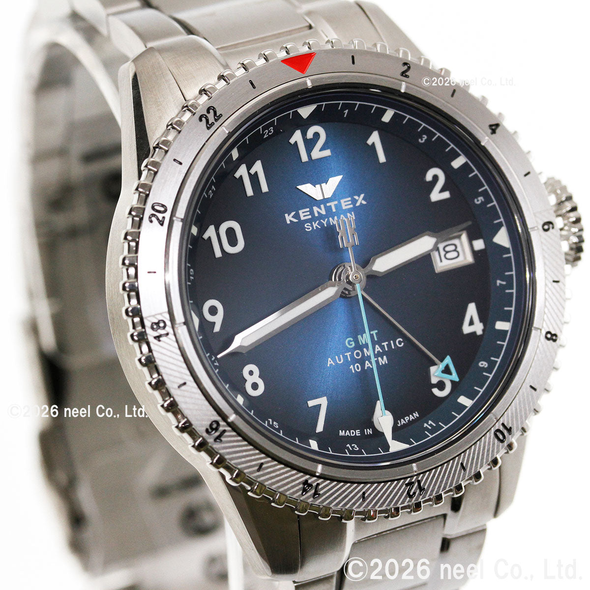 ケンテックス KENTEX 腕時計 メンズ スカイマン SKYMAN GMT S809M-01