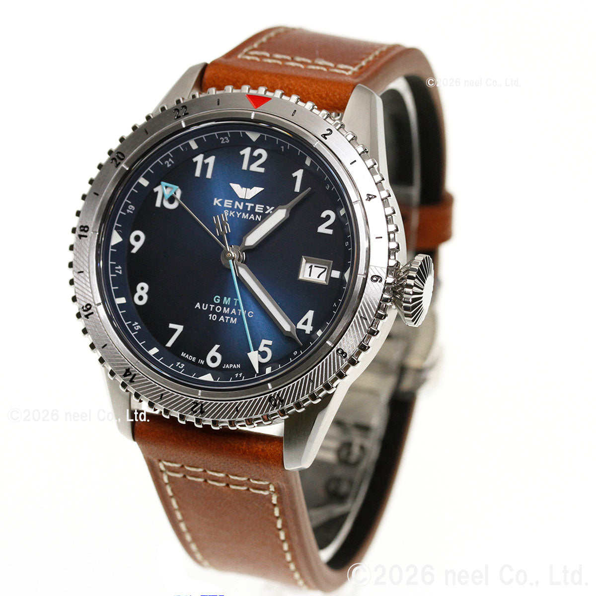 ケンテックス KENTEX 腕時計 メンズ スカイマン SKYMAN GMT S809M-02