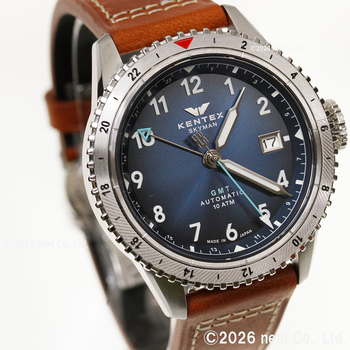 ケンテックス KENTEX 腕時計 メンズ スカイマン SKYMAN GMT S809M-02