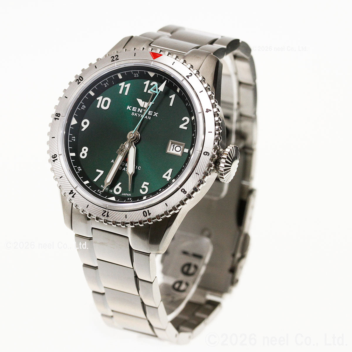 ケンテックス KENTEX 腕時計 メンズ スカイマン SKYMAN GMT S809M-03