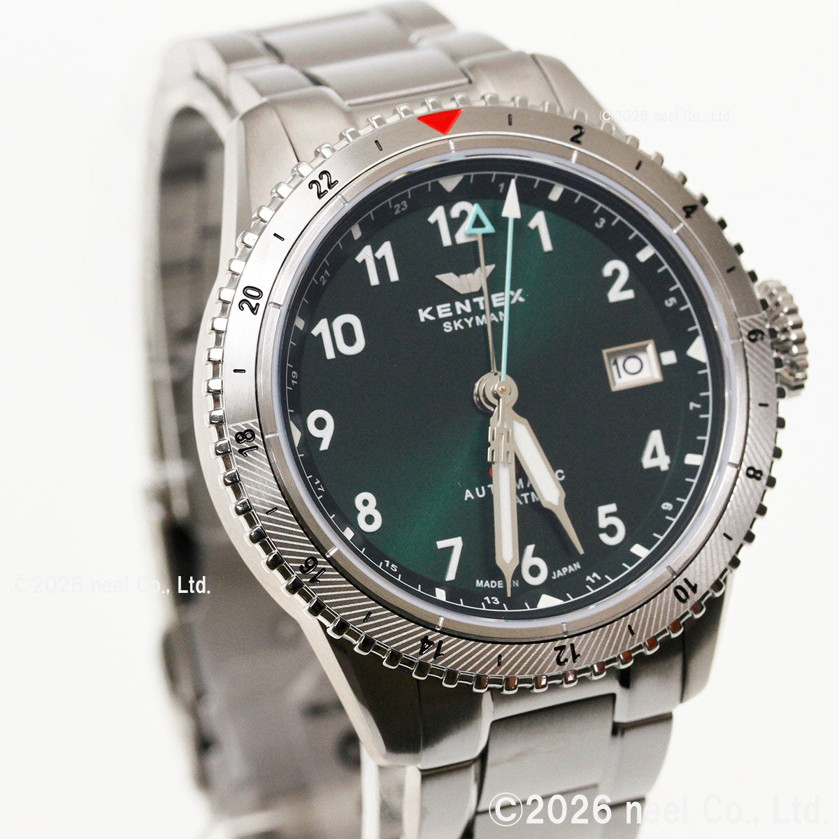 ケンテックス KENTEX 腕時計 メンズ スカイマン SKYMAN GMT S809M-03