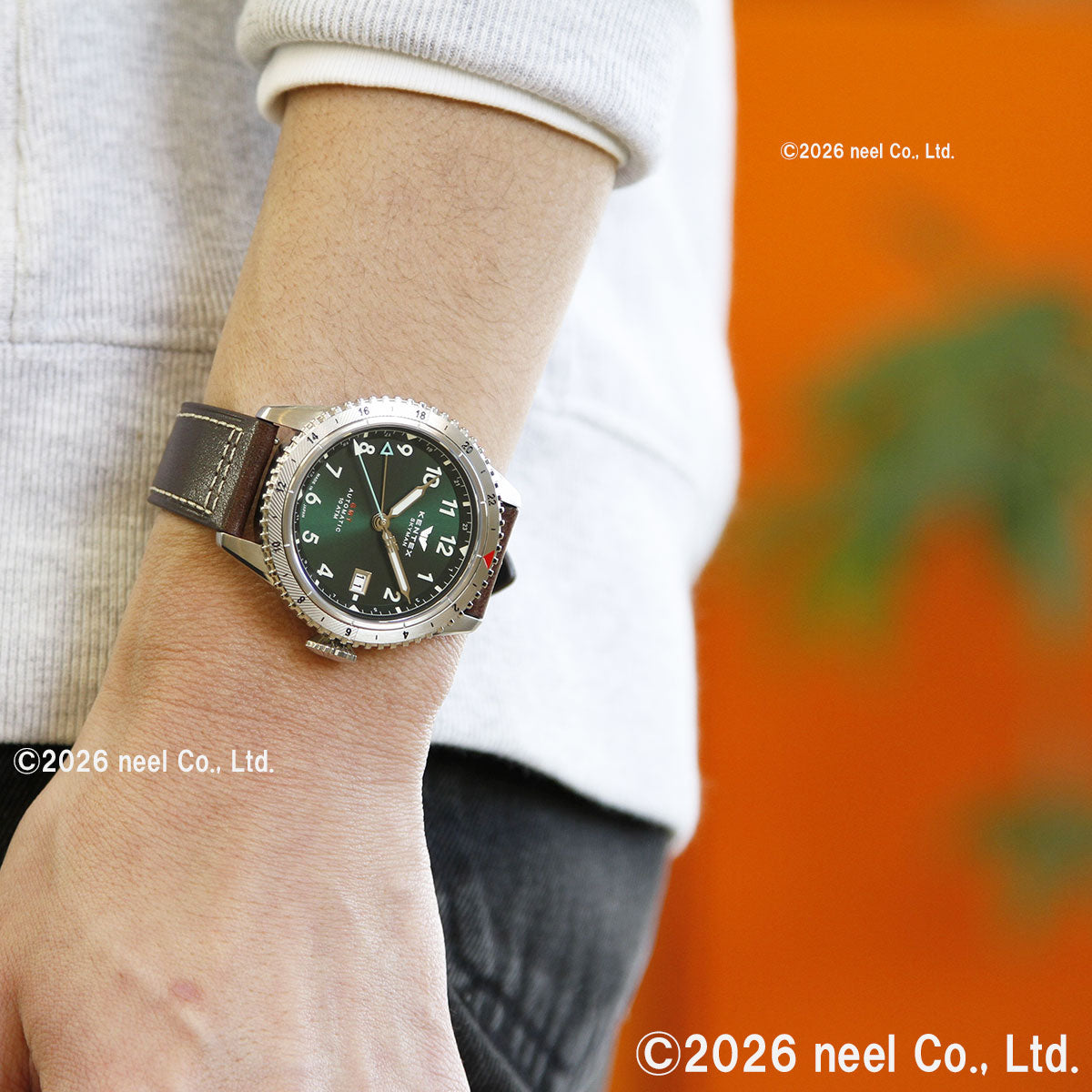 ケンテックス KENTEX 腕時計 メンズ スカイマン SKYMAN GMT S809M-04