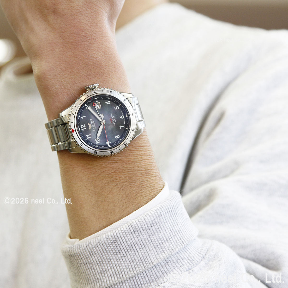 ケンテックス KENTEX 腕時計 メンズ スカイマン SKYMAN GMT 限定モデル S809M-05