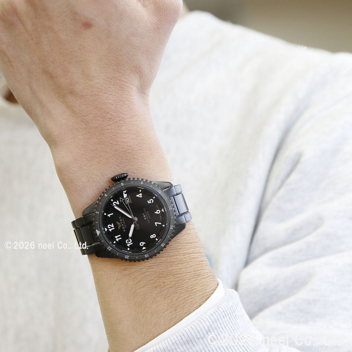 ケンテックス KENTEX 腕時計 メンズ スカイマン SKYMAN GMT 限定モデル S809M-06