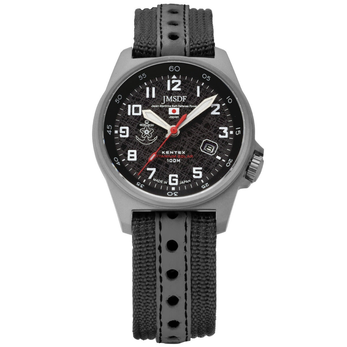 ケンテックス KENTEX JSDF チタンソーラー 海上自衛隊モデル 腕時計 メンズ 日本製 ナイロンベルト S815M-03【2025 新作】