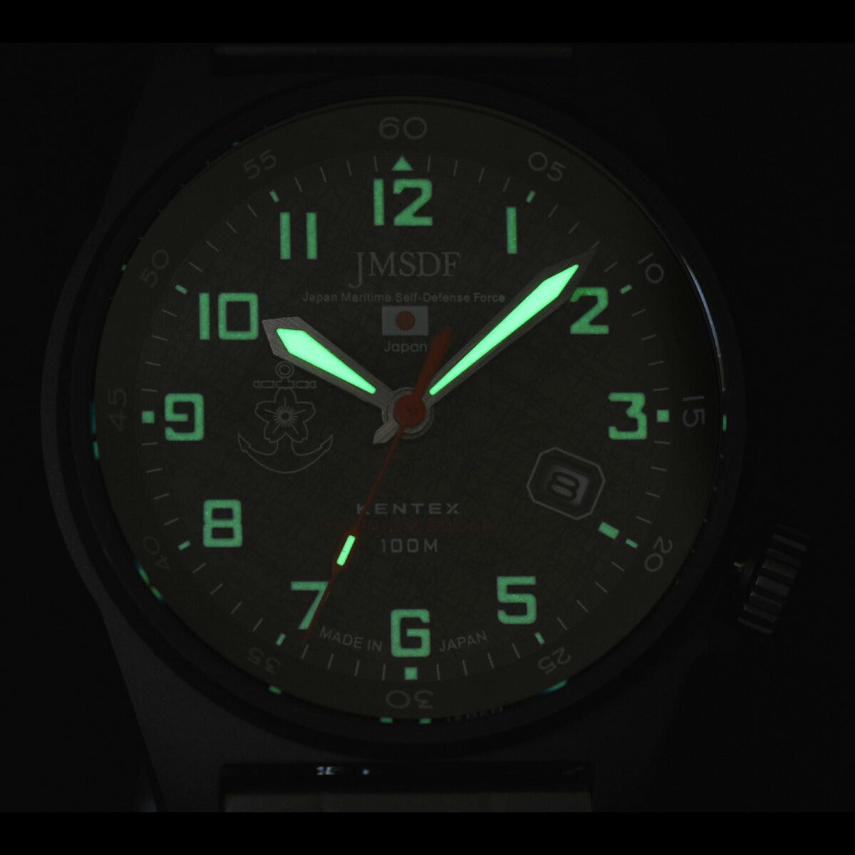 ケンテックス KENTEX JSDF チタンソーラー 海上自衛隊モデル 腕時計 メンズ 日本製 ナイロンベルト S815M-03【2025 新作】
