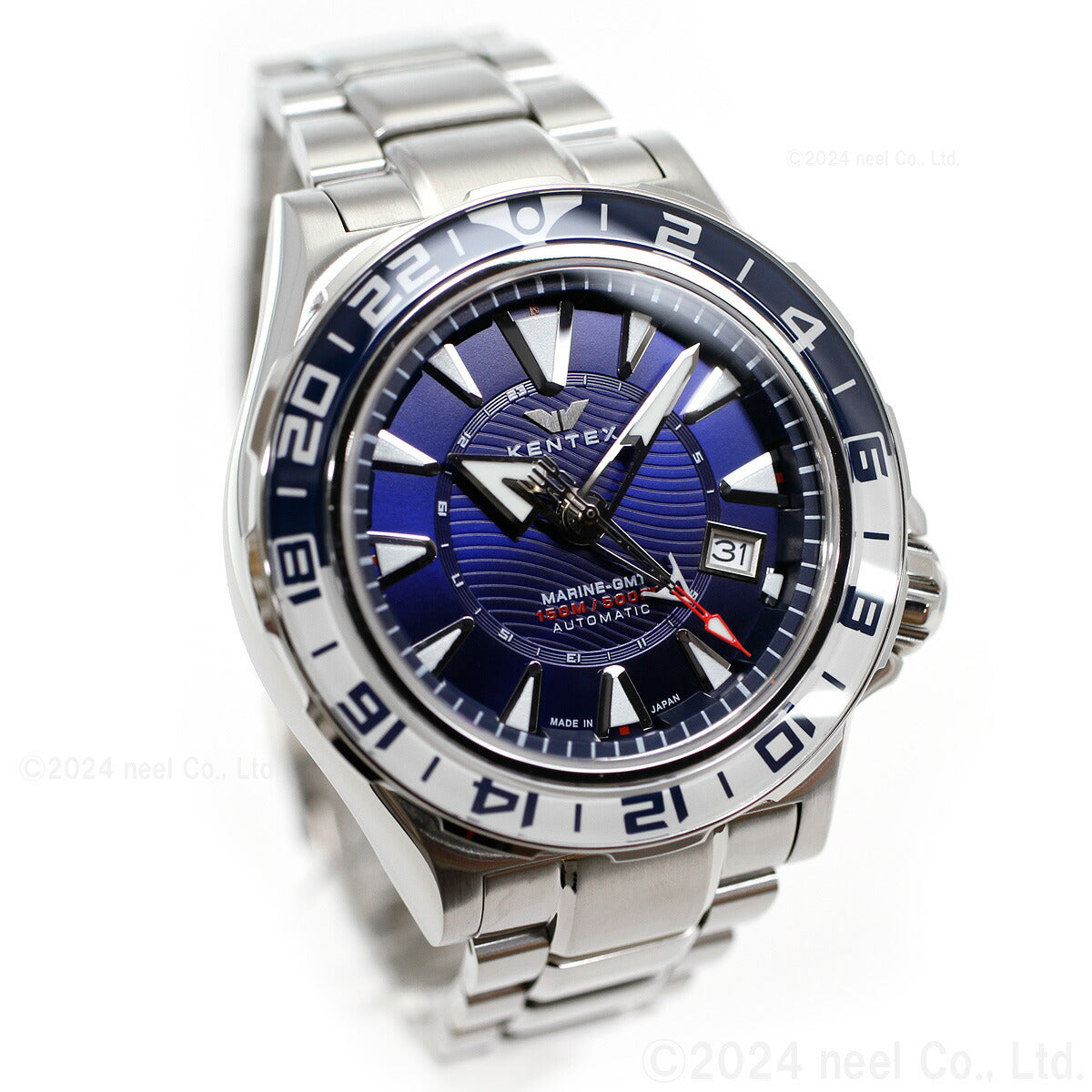 ケンテックス KENTEX マリン GMT 限定モデル 腕時計 時計 メンズ 自動巻き MARINE GMT 日本製 S820X-2