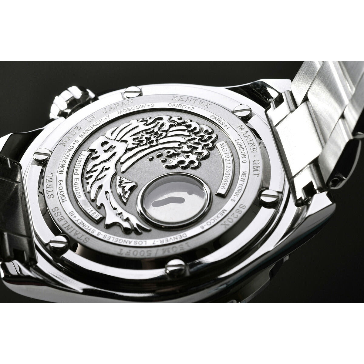 ケンテックス KENTEX マリン GMT 限定モデル 腕時計 時計 メンズ 自動巻き MARINE GMT 日本製 S820X-2