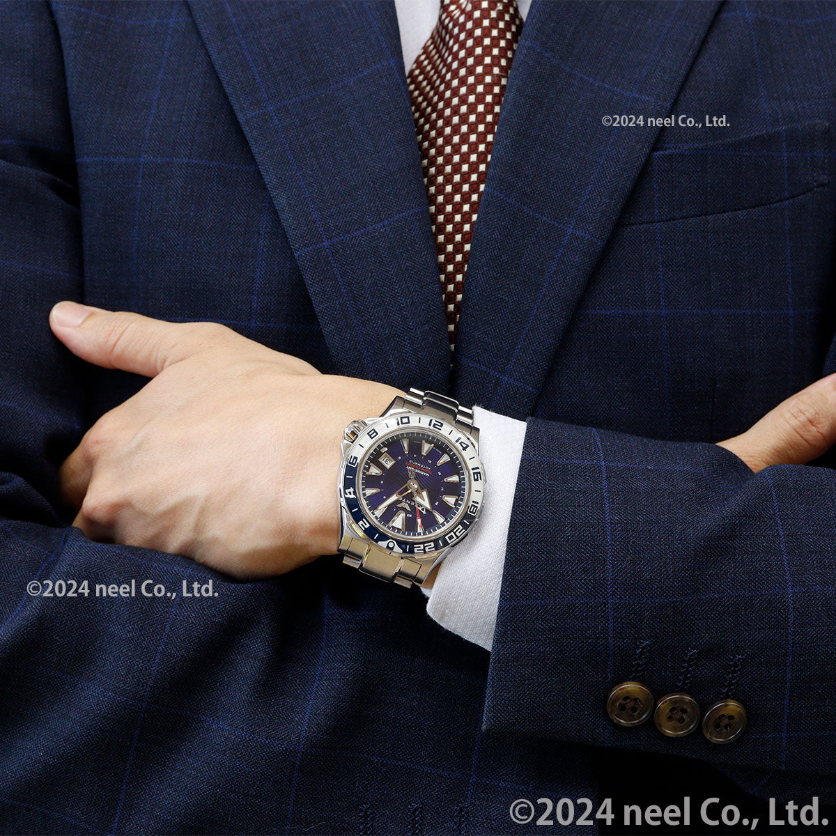ケンテックス KENTEX マリン GMT 限定モデル 腕時計 時計 メンズ 自動巻き MARINE GMT 日本製 S820X-2