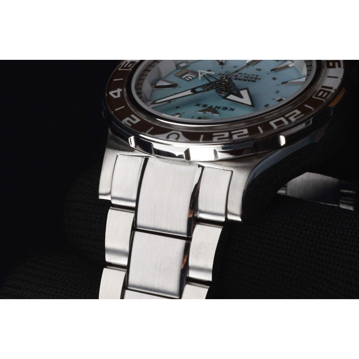 ケンテックス KENTEX マリンGMT アイスブルーMOP 限定99本 MARINE GMT IceBlue-MOP 腕時計 メンズ 自動巻き 日本製 S820X-12【2025 新作】